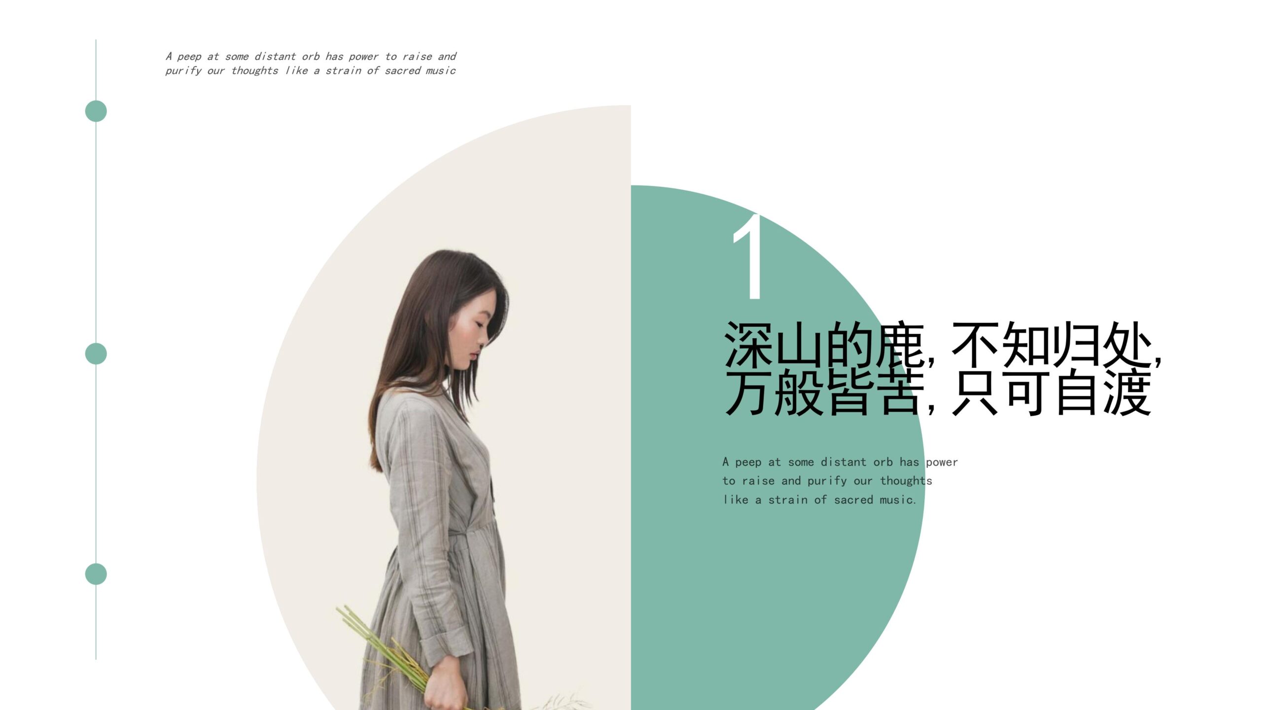图片[4]-“深山的鹿，不知归处”创意清新画册PPT模板下载-8PPT