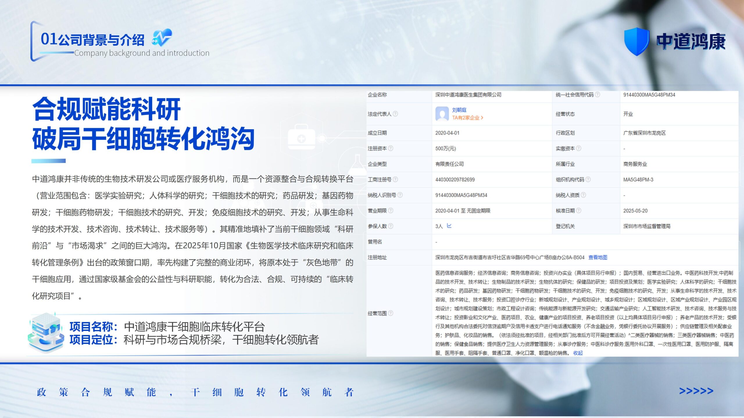 图片[8]-（新）1107中道鸿康干细胞临床转化平台商业计划书(1)(1)-8PPT